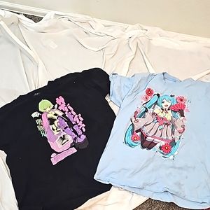 HATSUNE MIKU AND VAPOR95 T-SHIRTS